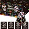 Decorations, Dia De Los Muertos Decor, Plastic Mexican Sugar Skull Floral Table Cover Backdrop for Halloween Mexican Fiesta Birthday Party Supplies, 54x108 Inch